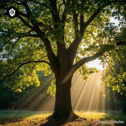 Fraxinus Excelsior - Pollen Fraxini sugar spheres in precise granule format for energetic homeopathic (nonmedical) product presentation