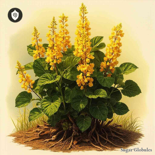 Galla Tinctora sugar orbs in consistent pellet format for energetic homeopathic (nonmedical) dry-form presentation