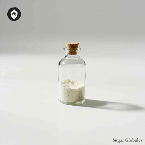 Galla Turcicae sugar spheres in uniform orb format for energetic homeopathic (nonmedical) dry-form presentation and storage