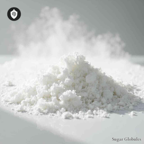 Germanium Dioxydatum sugar spheres in granular format for energetic homeopathic (nonmedical) dry-form presentation and storage