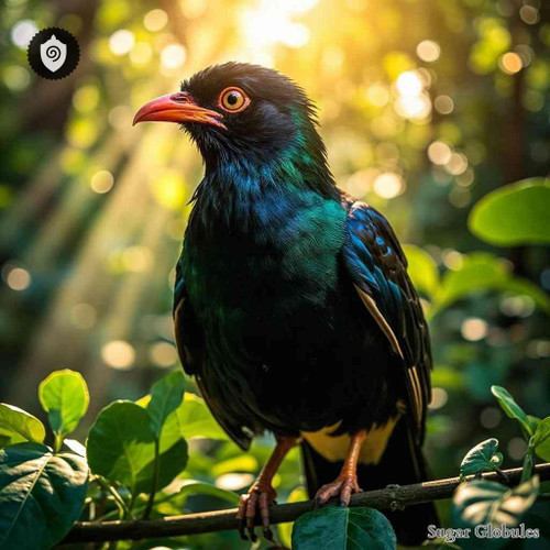 Gracula Religiosa sugar spheres in uniform orb form for energetic homeopathic (nonmedical) dry-form presentation and storage