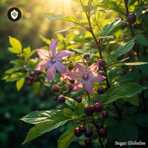 Grewia Occidentalis sugar orbs in consistent granule format for energetic homeopathic (nonmedical) physical presentation