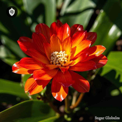 Guzmania Subcorymbosa sugar granules in spherical form for energetic homeopathic (nonmedical) dry-form remedy presentation