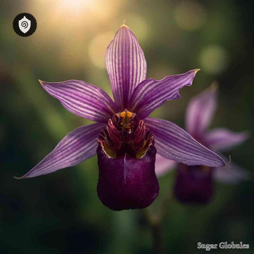 Gymnadenia Nigra sugar spheres in pellet form for energetic homeopathic (nonmedical) dry-form presentation and storage