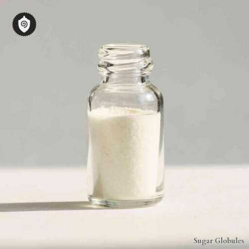 Hafnium sugar spheres in uniform orb format for energetic homeopathic (nonmedical) dry-form presentation and storage