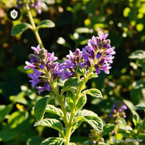 Heliotropium Europaeum sugar granules in uniform orb format for energetic homeopathic (nonmedical) dry-form presentation