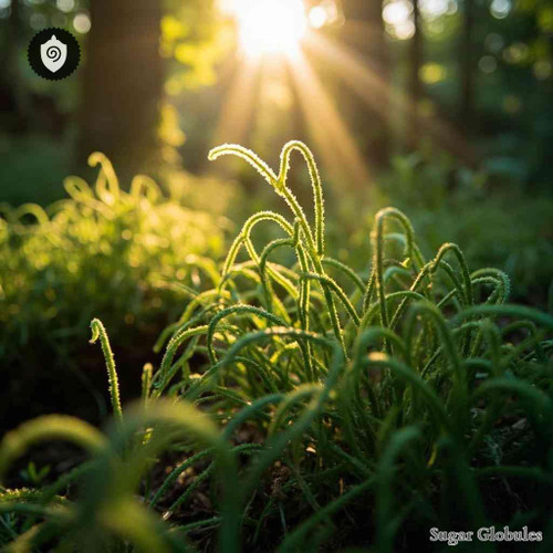 Helminthochortos sugar orbs in precise spherical format for energetic homeopathic (nonmedical) dry-form remedy presentation