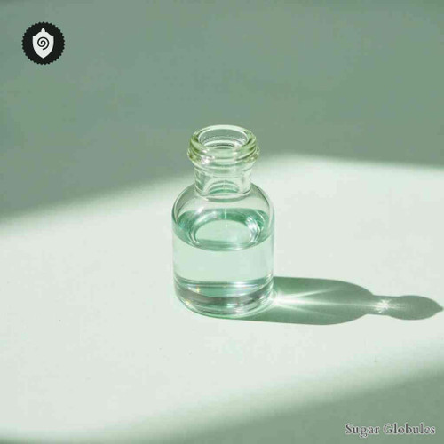 Hemidactylus Frenatus sugar granules in orb format, ideal for energetic homeopathic (nonmedical) dry-form presentation and storage