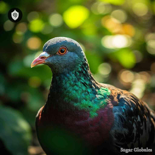 Hemiphaga Novaeseelandiae sugar granules in precise orb format for standard energetic homeopathic (nonmedical) dry-form presentation