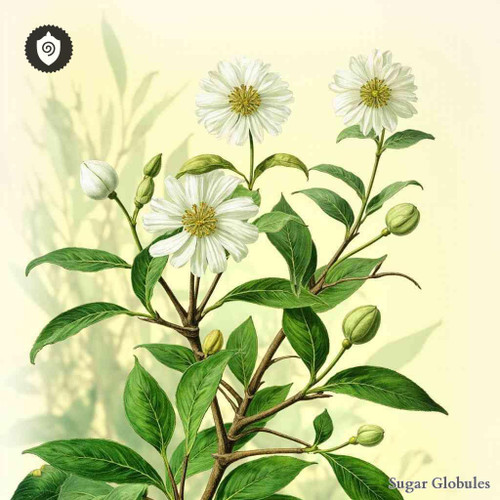 Holarrhena Antidysenterica sugar spheres in orb form, uniform in size for energetic homeopathic (nonmedical) dry-form presentation