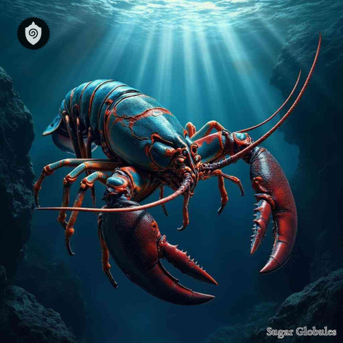 Homarus Capensis sugar spheres in pellet format for energetic homeopathic (nonmedical) dry-form presentation and storage