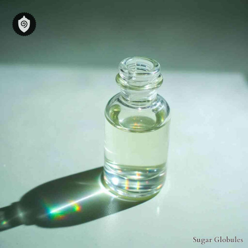 Hyaluronidasium sugar granules in spherical form for standard energetic homeopathic (nonmedical) dry-product presentation