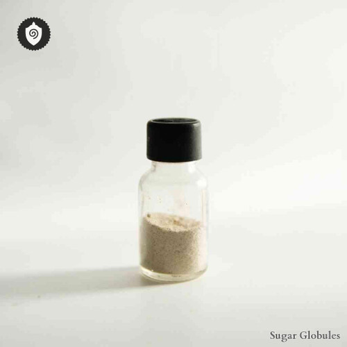 Hydroxyzinum sugar spheres in compact granule form for energetic homeopathic (nonmedical) dry-form physical presentation