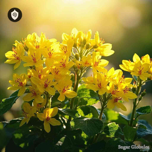 Hypericum Delphicum sugar spheres in precise orb form for energetic homeopathic (nonmedical) dry-format presentation