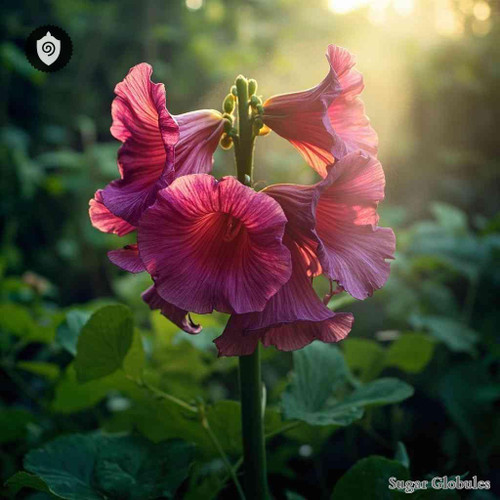 Incarvillea Olgae sugar spheres in precise orb form for energetic homeopathic (nonmedical) dry-form preservation and storage