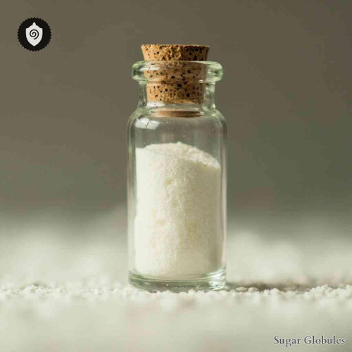 Indinavir sugar spheres in granule format for energetic homeopathic (nonmedical) dry-form presentation and precise dosing