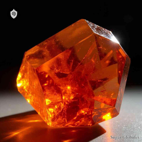 Indium Phosphoratum sugar spheres in orb form for energetic homeopathic (nonmedical) product presentation and standard dry storage