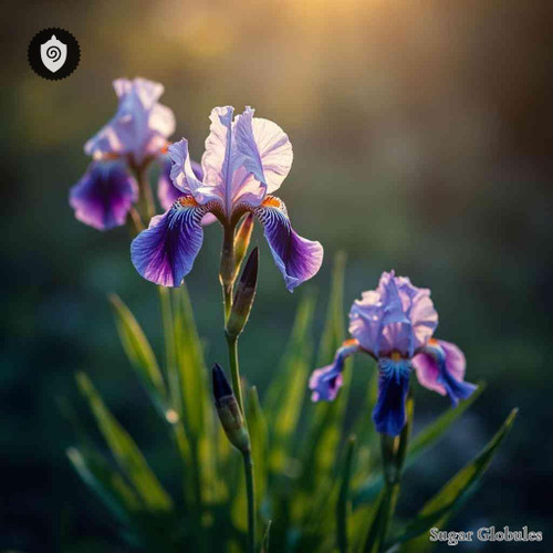 Irisinum sugar spheres in compact orb form for energetic homeopathic (nonmedical) dry presentation and uniform granule structure