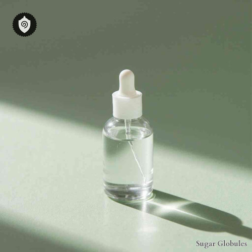 Isopropanolum sugar granules in consistent orb format for precise energetic homeopathic (nonmedical) dry product presentation