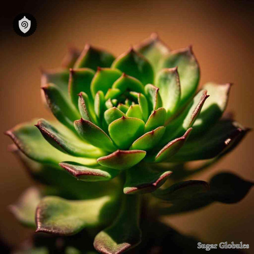 Kalanchoe Laciniata sugar orbs in uniform spherical form for energetic homeopathic (nonmedical) dry-form presentation