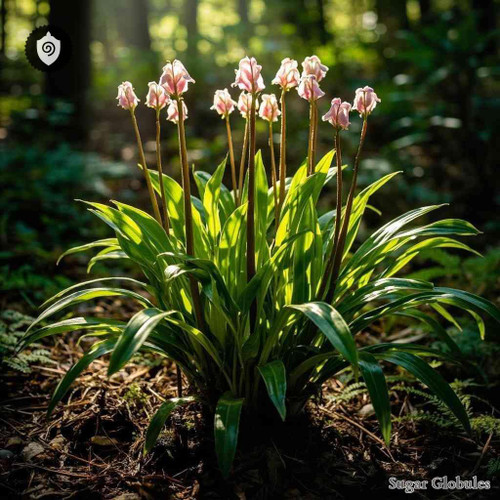 Karomia Tettensis sugar spheres in spherical form for precise energetic homeopathic (nonmedical) dry product presentation