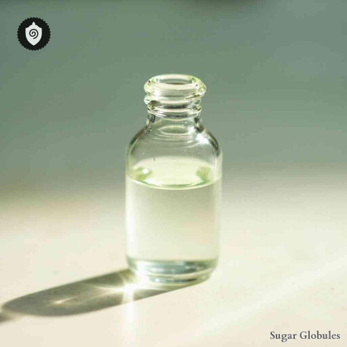 Lapis Arenaria sugar spheres in precise orb format for energetic homeopathic (nonmedical) dry-form presentation and storage