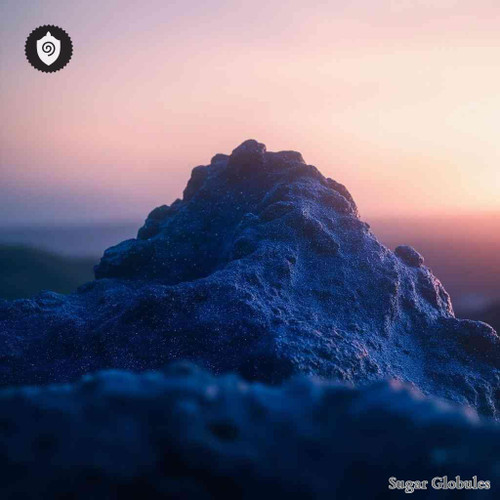 Lapis Basaltum Little Mountain sugar spheres in compact pellet form for energetic homeopathic (nonmedical) physical presentation