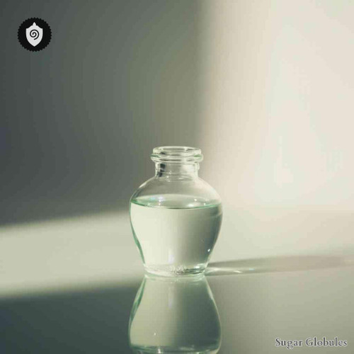 Lapis Caminus sugar spheres in precise orb format for energetic homeopathic (nonmedical) solid form presentation and storage