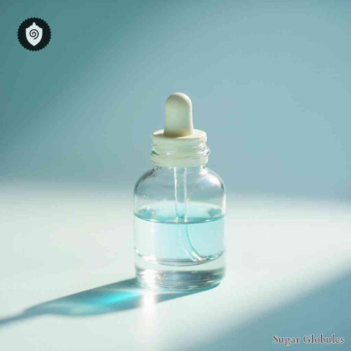 Lapis Gabbro sugar spheres in orb form for energetic homeopathic (nonmedical) dry-form preservation and physical presentation