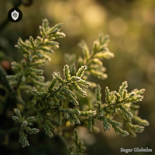 Leucosidea Sericea sugar spheres in uniform orb form for energetic homeopathic (nonmedical) dry format presentation and storage