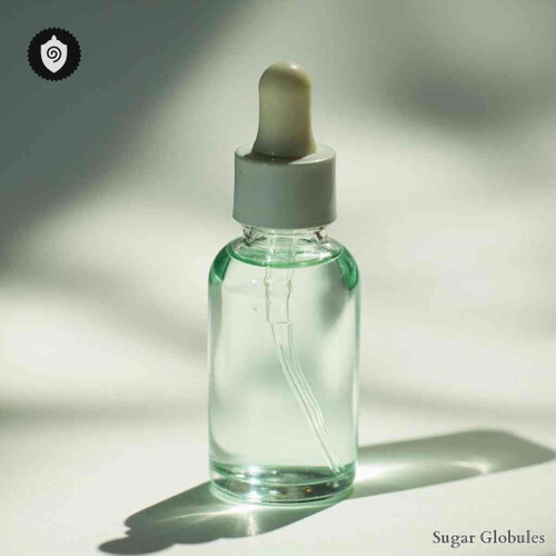 Lithium Nitricum sugar spheres in pellet form, suitable for energetic homeopathic (nonmedical) dry storage and presentation