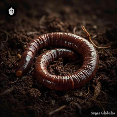 Lumbricus Terrestris sugar spheres in uniform orb format for energetic homeopathic (nonmedical) physical dosing and dry storage