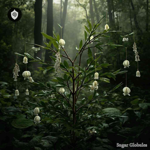 Lyonia Ligustrina sugar spheres in orb format for energetic homeopathic (nonmedical) dry-form presentation and physical remedy listing