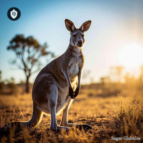 Macropus Giganteus - Lac Macropi sugar granules in orb format for energetic homeopathic (nonmedical) dry-form presentation