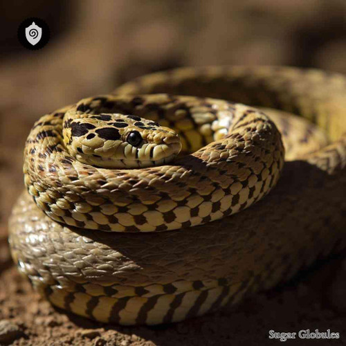 Macrovipera Mauritanica sugar spheres in compact orb form for energetic homeopathic (nonmedical) dry-form presentation and storage