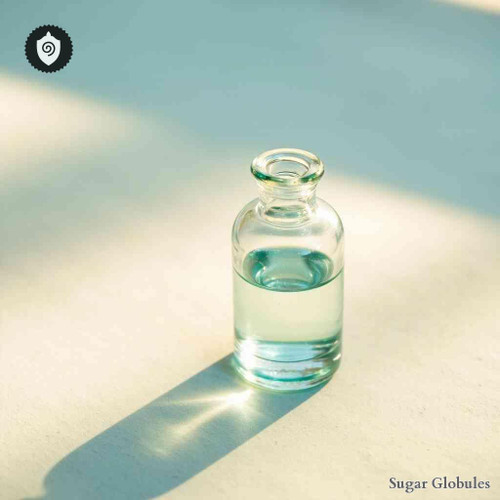 Magnesium Arsenicosum sugar spheres in uniform orb form for energetic homeopathic (nonmedical) dry-format presentation