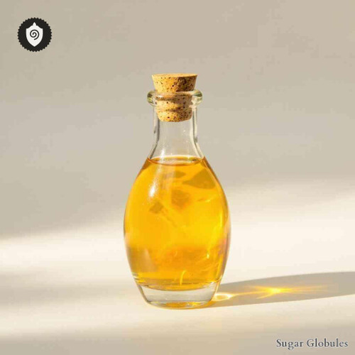 Magnesium Chromicum sugar spheres in precise orb form for energetic homeopathic (nonmedical) physical product presentation