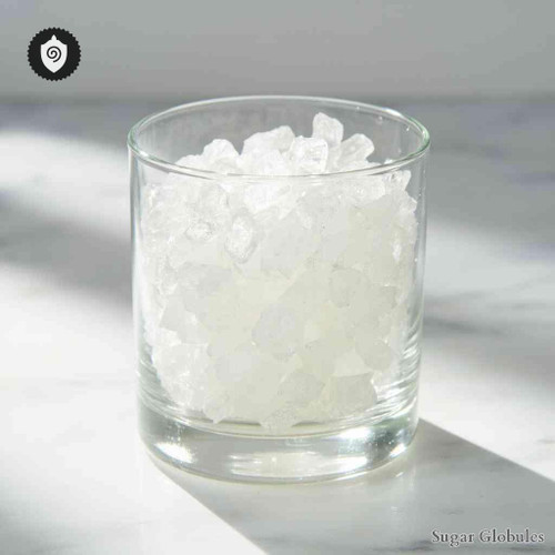 Magnesium Citricum sugar spheres in uniform orb format for energetic homeopathic (nonmedical) physical presentation and storage