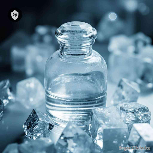 Maleinicum Acidum sugar spheres in compact orb format for energetic homeopathic (nonmedical) dry-form presentation