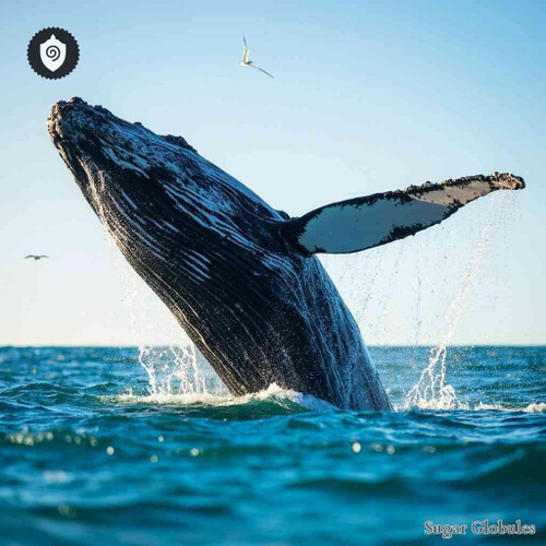 Megaptera Novaeangliae sugar spheres in pellet form for energetic homeopathic (nonmedical) dry storage and precise physical presentation