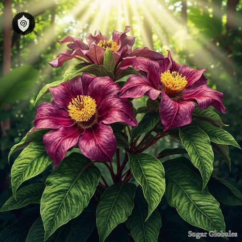 Melastoma Ackermanni sugar granules in uniform orb format for energetic homeopathic (nonmedical) dry-form presentation