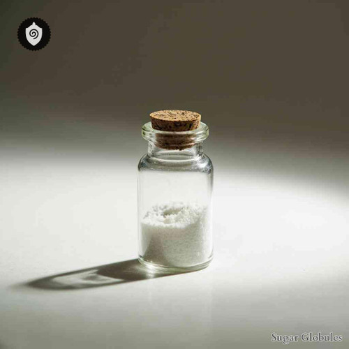 Menadionum sugar granules in spherical format for energetic homeopathic (nonmedical) dry-form presentation and uniform dosing