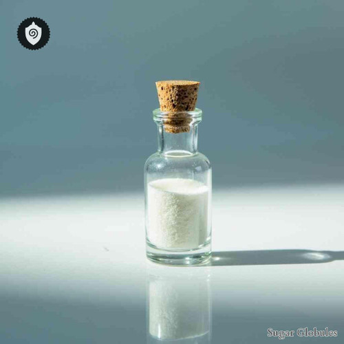 Meprobamatum sugar spheres in consistent orb form for energetic homeopathic (nonmedical) dry format storage and presentation