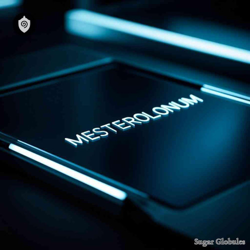 Mesterolonum sugar spheres in orb form, standardized for energetic homeopathic (nonmedical) presentation and dry-form storage