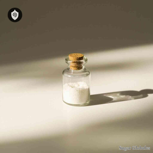 Methysergidum sugar spheres in pellet form for energetic homeopathic (nonmedical) dry granule presentation and storage