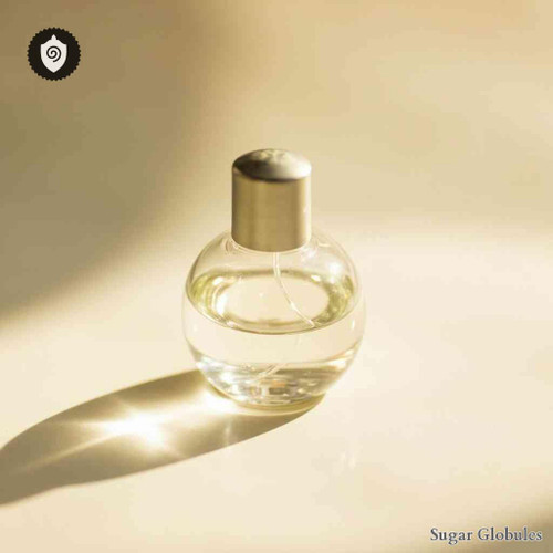 Microwave sugar granules in compact orb form for energetic homeopathic (nonmedical) remedy presentation and uniform dry storage