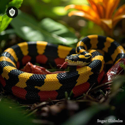 Micrurus Lemniscatus sugar spheres in precise orb form for energetic homeopathic (nonmedical) dry-format presentation and storage