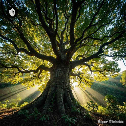 Milicia Excelsa sugar spheres in orb form for energetic homeopathic (nonmedical) dry storage and precise dosing presentation