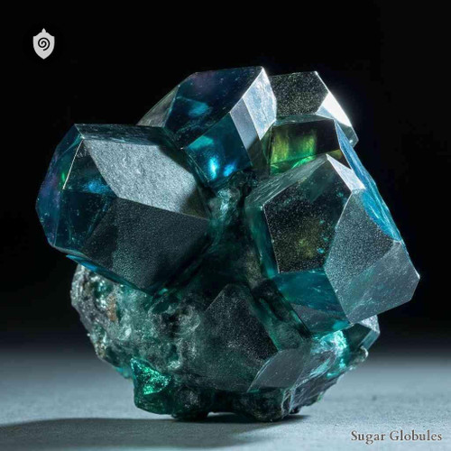 Molybdaenum Carbonatum sugar spheres in pellet form for energetic homeopathic (nonmedical) dry product presentation and storage