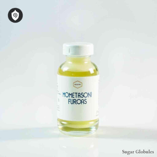 Mometasoni Furoas sugar spheres in spherical granule form for energetic homeopathic (nonmedical) physical product presentation